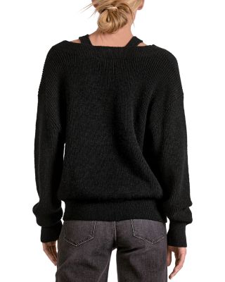 Deep V Neck Sweater