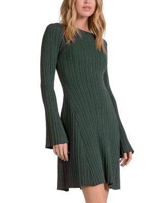 Ribbed Knit Mini Dress