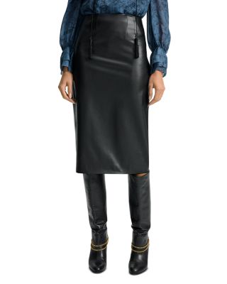 Holmes Faux Leather Skirt