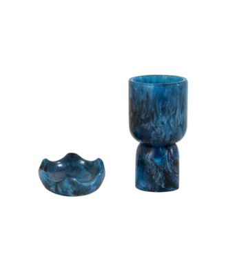 Platform Swirl Resin Kiddush Cup