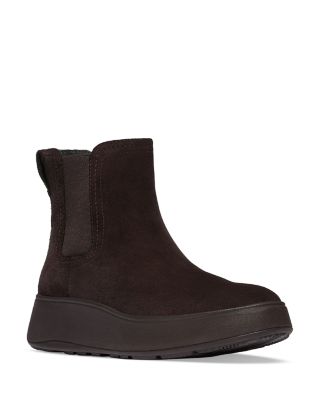 Women's F-Mode Stitch Warm Suede Chelsea Boots