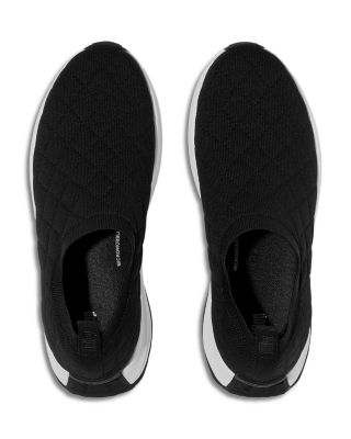 Women's F-Mode Flow Quilted-Knit Slip-On Sneakers