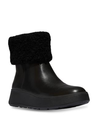 Women's F-MODE Shearling Collar Boots