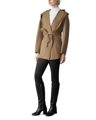 Paya Wool Wrap Coat with Sash Belt