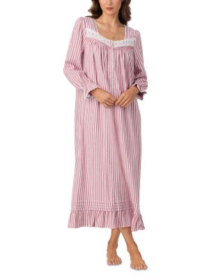 Long Sleeve Cotton Flannel Ballet Nightgown