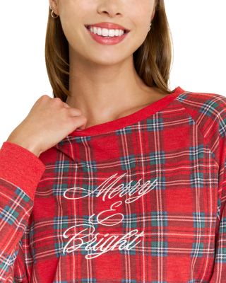 Star Seeker Lounge Set in Santa Plaid