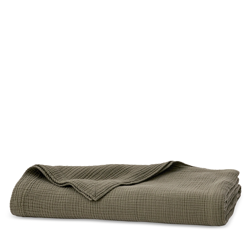 Boll & Branch Dream Bed Blanket In Green