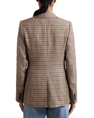 River Single Breasted Check Jacket