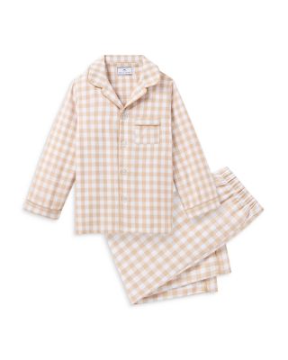 Unisex Gingham Twill Pajamas - Baby, Little Kid, Big Kid