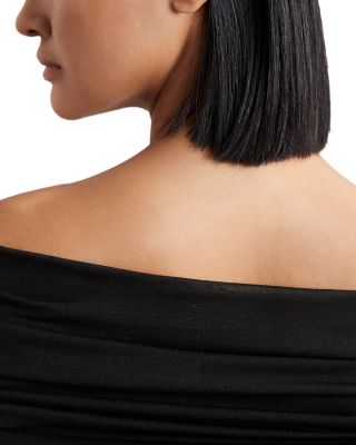 Angelica Sheer Sleeve Midi Dress