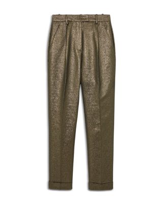 Petites Sparkle Tapered Pants