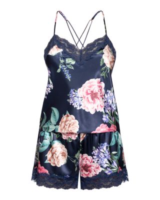 Lace Trim Cami Pajama Set