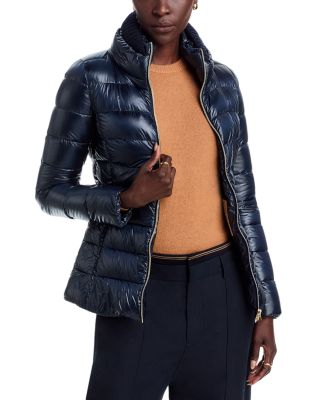 Iconico Claudia Knit Nylon Ultralight Fitted Down Coat