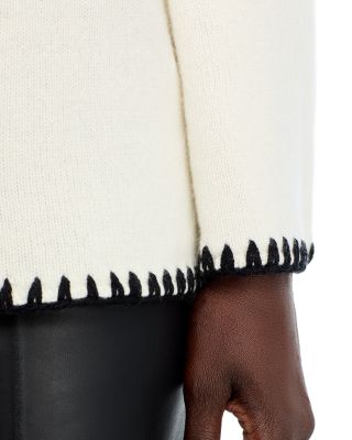 Cashmere Funnel Neck Sweater