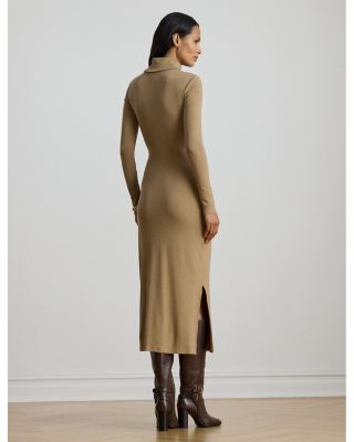 Tie Front Turtleneck Dress - Regular &amp; Petites