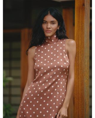 Ennis Satin Midi Dress