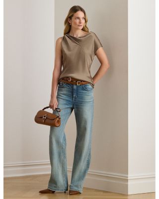 Charmeuse Asymmetrical Blouse