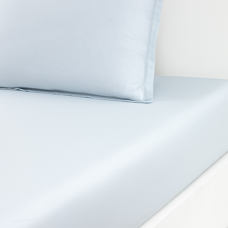 Yves Delorme Batiste Fitted Sheet, King In Blue