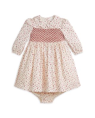 Girls' Floral Cotton Twill Dress & Bloomer - Baby