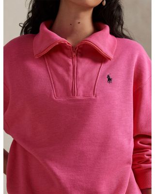 Pink Pony Fleece Half Zip Pullover