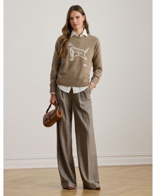 Intarsia Knit Dog Sweater