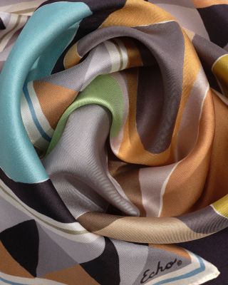 Painted Dots Silk Bandana 