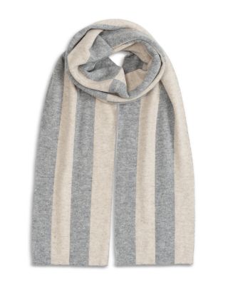 Split Stripe Wool Scarf