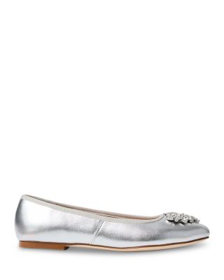 Women's Ellina Embellished Leather Ballet Flats