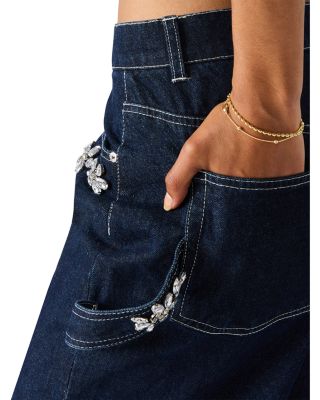 Bobbie Wide Leg Jeans in Bijou Blue