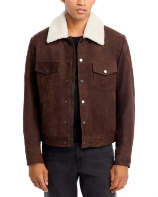 x Beckham Mordy Leather Jacket