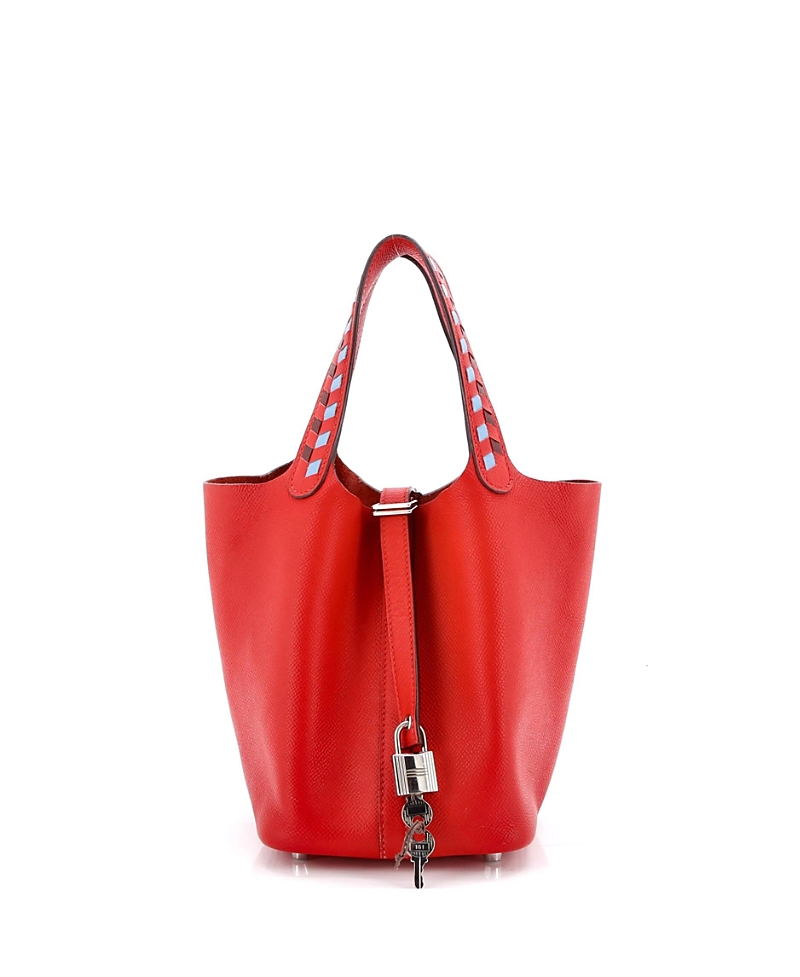 Click to view more detailed imagery on our partner's website Pre-owned Pre-owned Hermes Hermes Pm Picotin Lock Bag Tressage Epsom