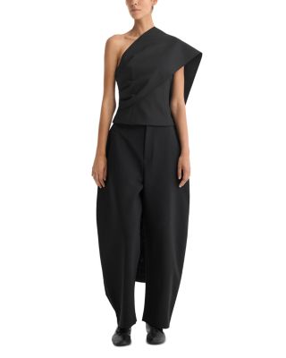 One Shoulder Cape Top