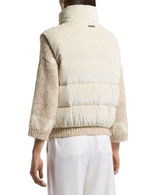 Stand Collar Puffer Vest