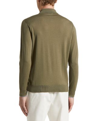 Collared Wool Button Front Sweater