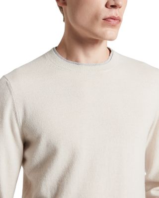 Crewneck Wool and Cashmere Sweater