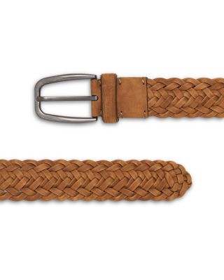 Men's Braided Leather Belt