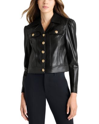Cinq à Sept Faux Leather Deryn Jacket | Bloomingdale's Women