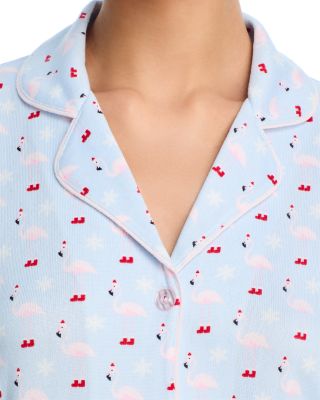 Notched Collar Jersey Pajama Set - Exclusive