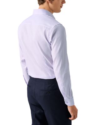 Slim Fit Textured Solid Shirt