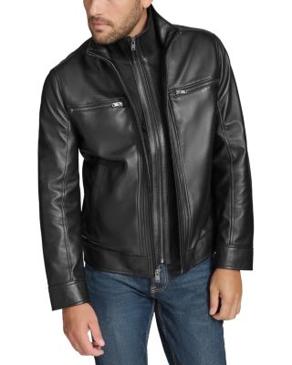 Winton Leather Bomber Jacket