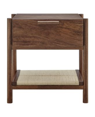 Oswin 1-Drawer Wood Nightstand