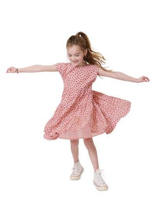Girls' Sleeveless Tiered Ruffle Dress - Little Kid