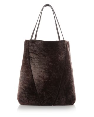 Spin Large Shearling Tote