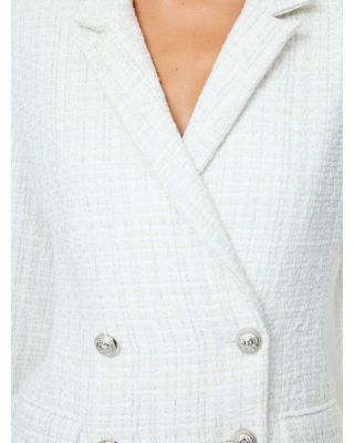 Scattered Tinsel Tweed Mini Dress