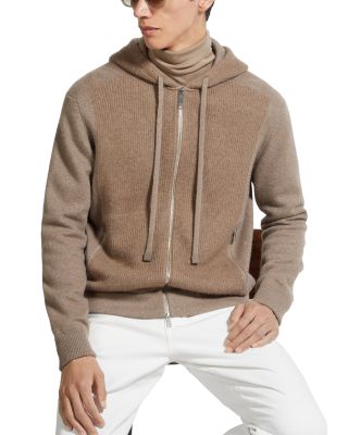 M&eacute;lange Oasi Cashmere Full Zip Hoodie