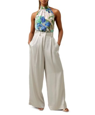 Praslin Mock Neck Silk Top