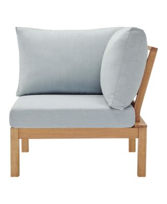 Freeport Karri Wood Sectional Sofa Outdoor Patio Corner Chair