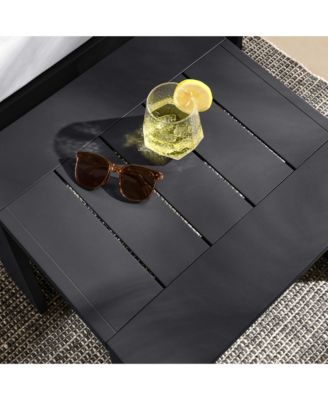 Tahoe Outdoor Patio Powder-Coated Aluminum End Table