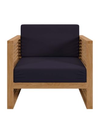 Carlsbad Teak Wood Outdoor Patio Armchair