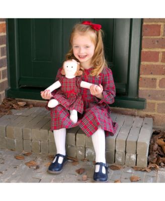 Girls' Tartan Button-front Dress - Little Kid, Big Kid